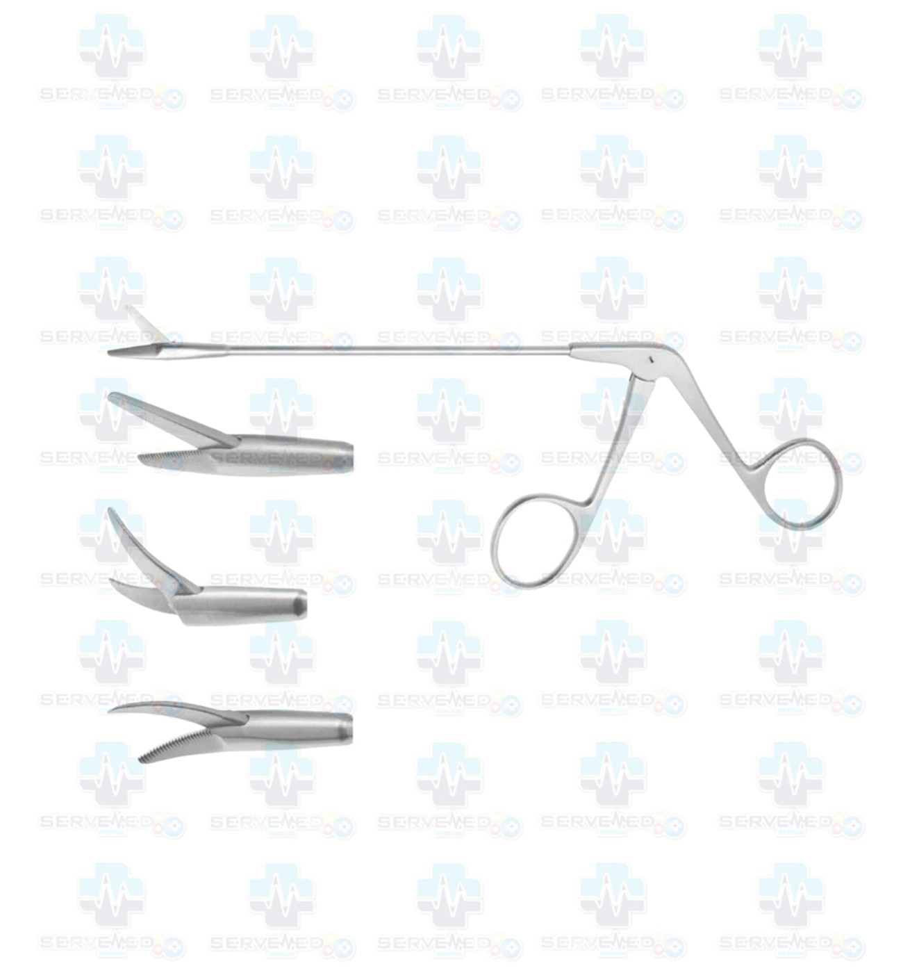 3 Nasal Concha Scissors 13 cm Straight, Right & Left Curved, ENT Fess Instrument