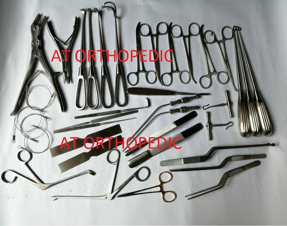 Craniotomy Instrument Set 40 Pcs Orthopedic Surgical Instrument Neurosurgery Kit