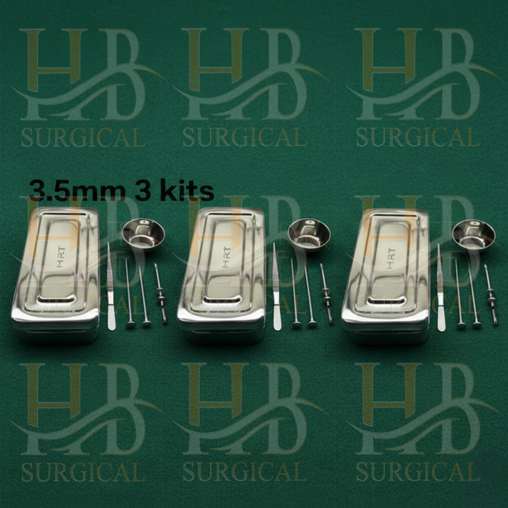 3 HRT Trocar kit 3.5mm 3 kits ,Hormone Replacement Pellet Insertion Kit 3 Sets