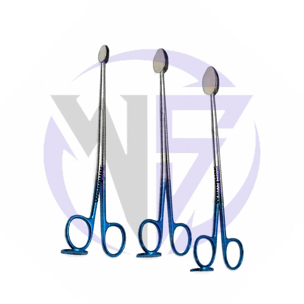 Trepsat Facial Flap dissector scissors set of 3pcs,10mm,15mm,20mm total length