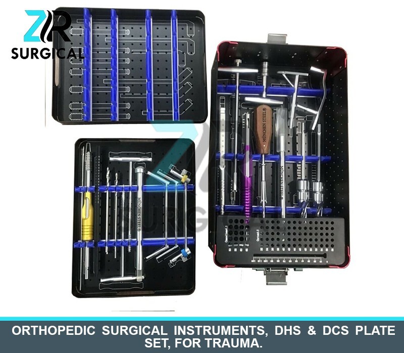 ORTHOPEDIC SURGICAL INSTRUMENTS, DHS & DCS PLATE SET