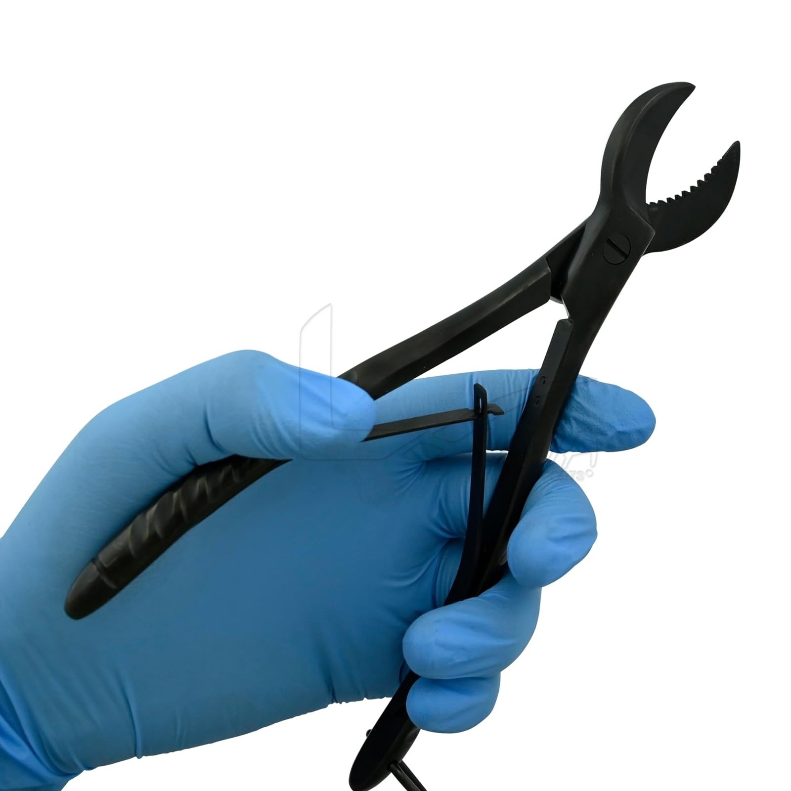 Plaster Cutting Scissor Heavy Spring Action Gypsum Shears 20cm Black DS-2383