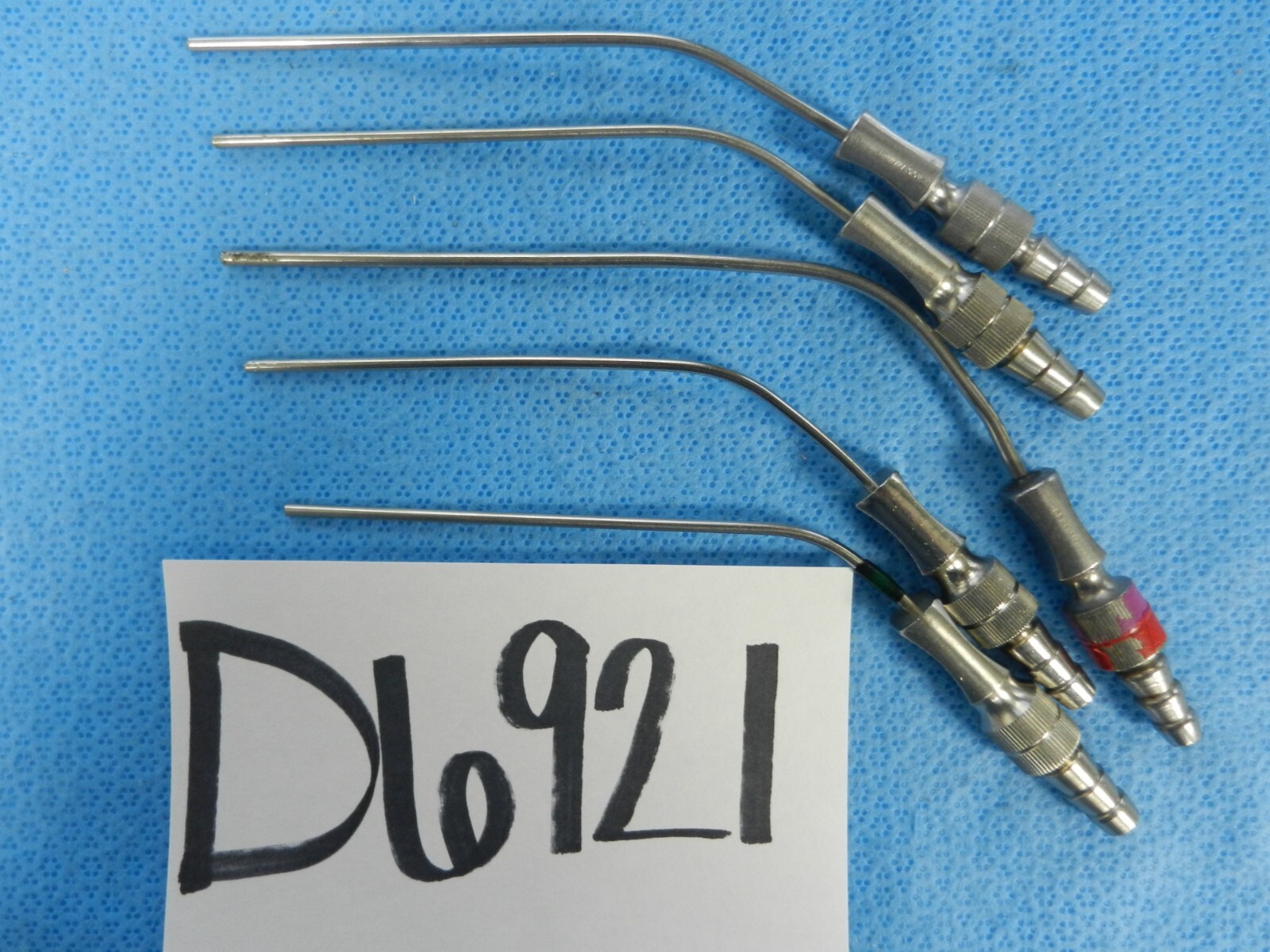 D6921 Jarit Sklar Neuro ENT Surgical Spinal Suction Tubes Lot of 5 8FR