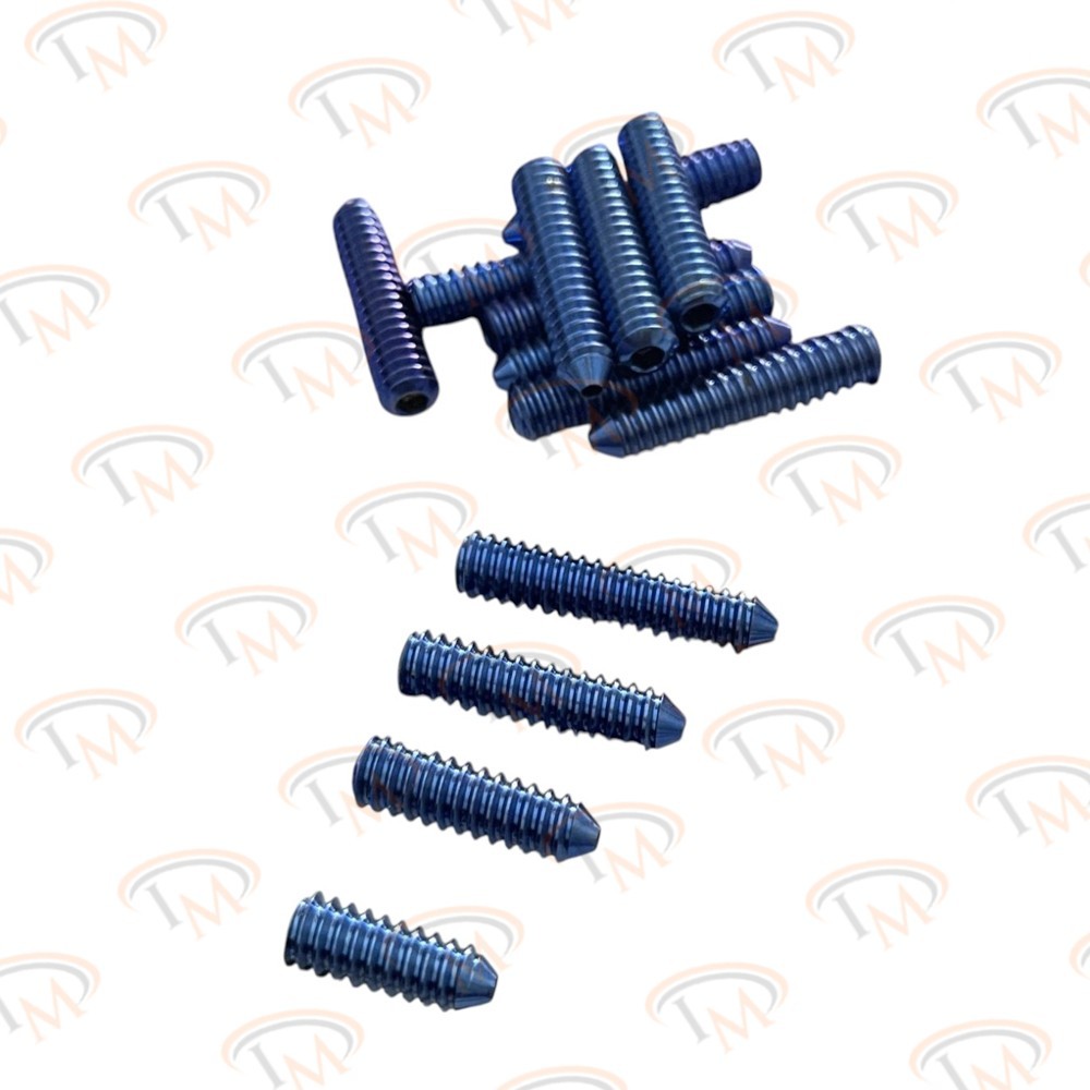 Interference ACL Screws Dia: 8mm (Length 20 to 35mm) , 51Pcs (Titanium grade 5)
