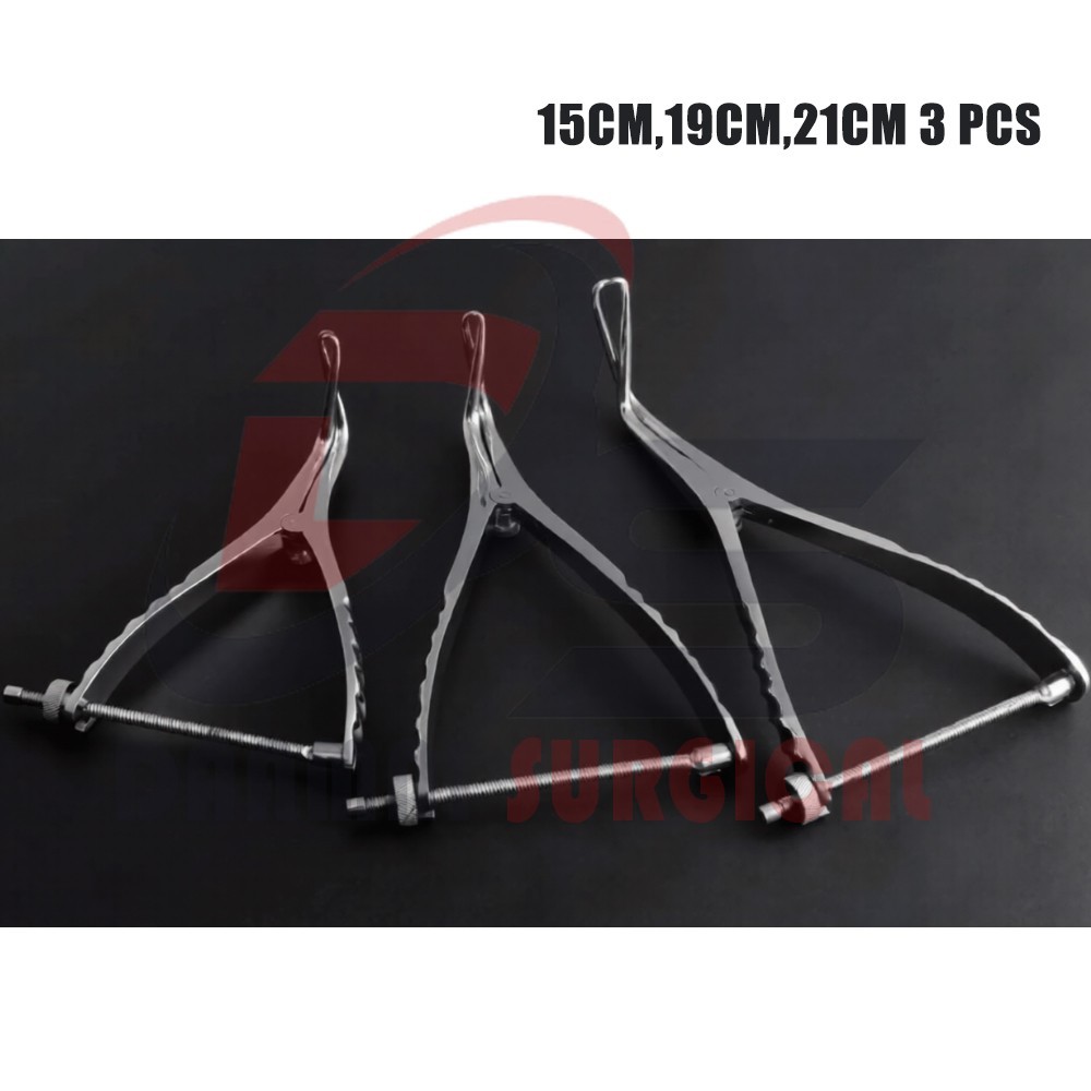 3Pcs Set of Stifle Distractor with Spinlock 15cm,19cm,21cm orthopedic Instrument
