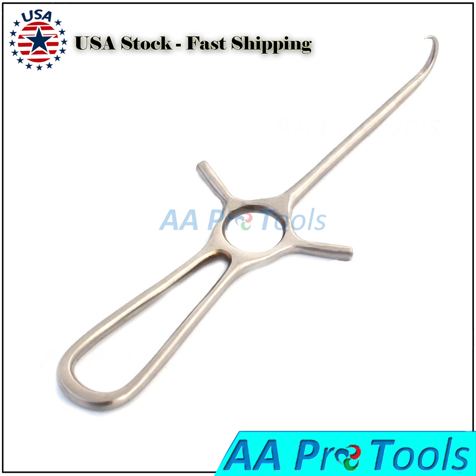 Sharp Bone Hook Orthopedic Instruments Stainless Steel