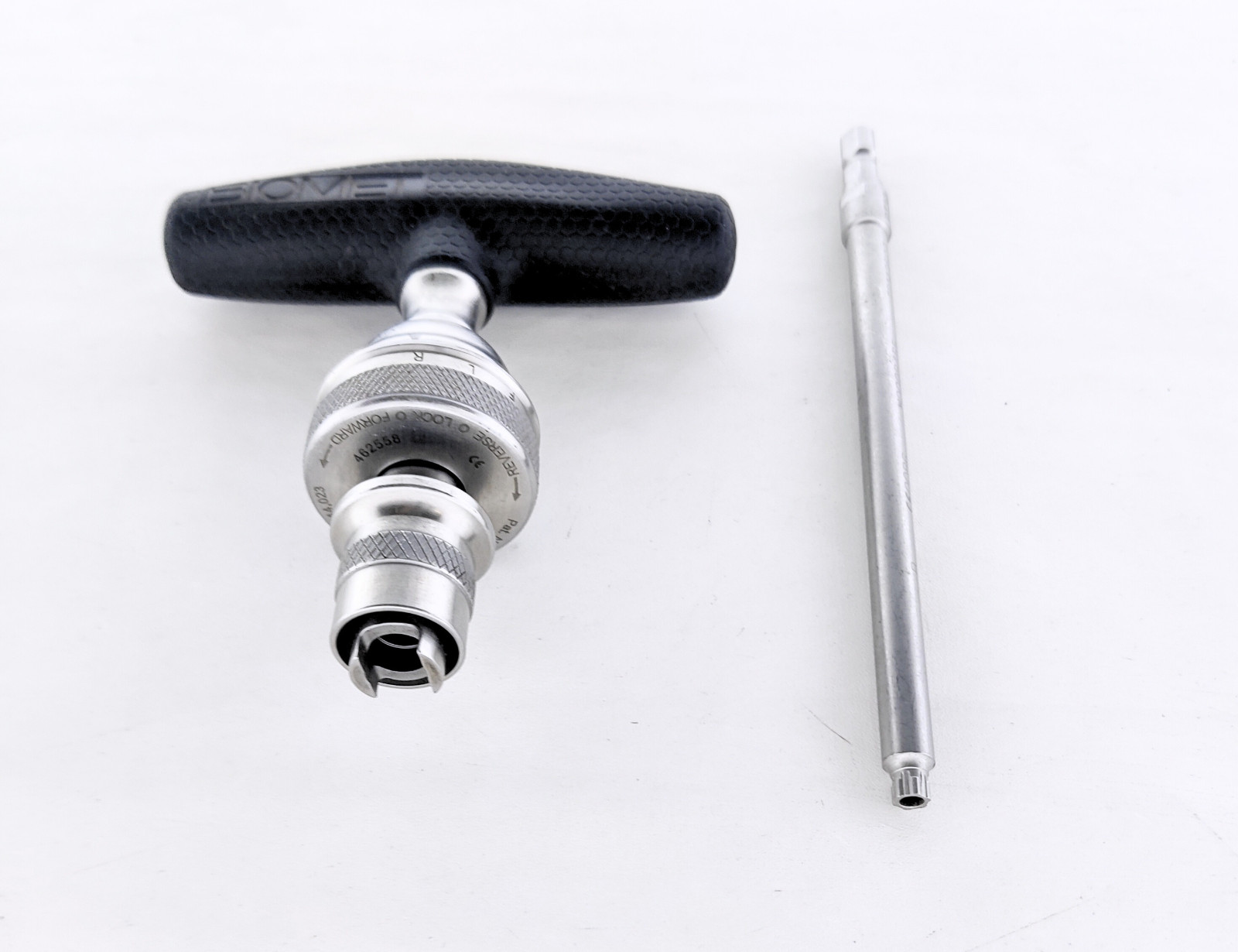 Zimmer Biomet 110017412 T-Handle Ratchet AO Type Cannulated W/ Star Shaft 2 Pcs