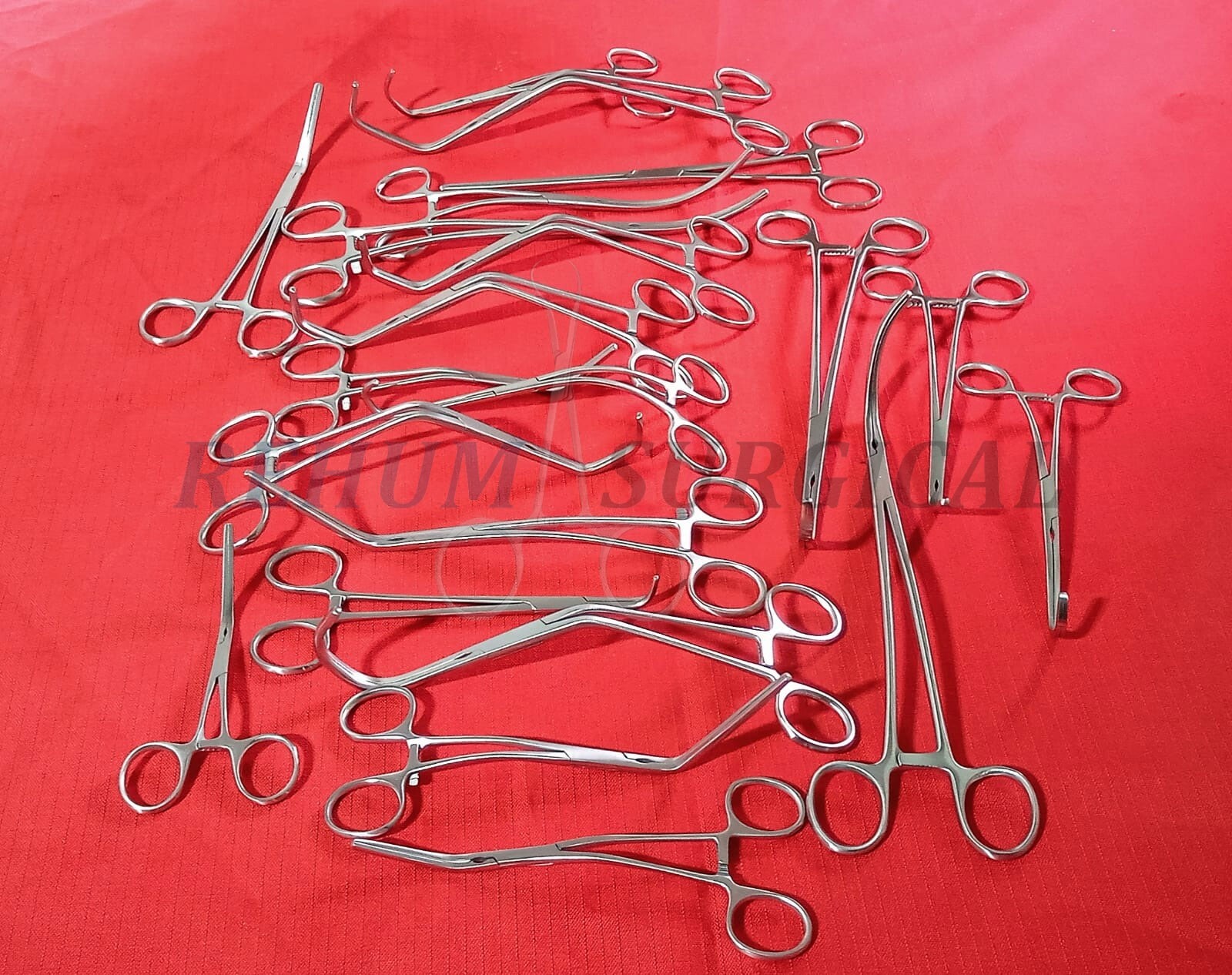 20 PCS SET VASCULAR CLAMPS SURGERY INSTRUMENTS DEBAKY SURGICAL INSTRUMENTS