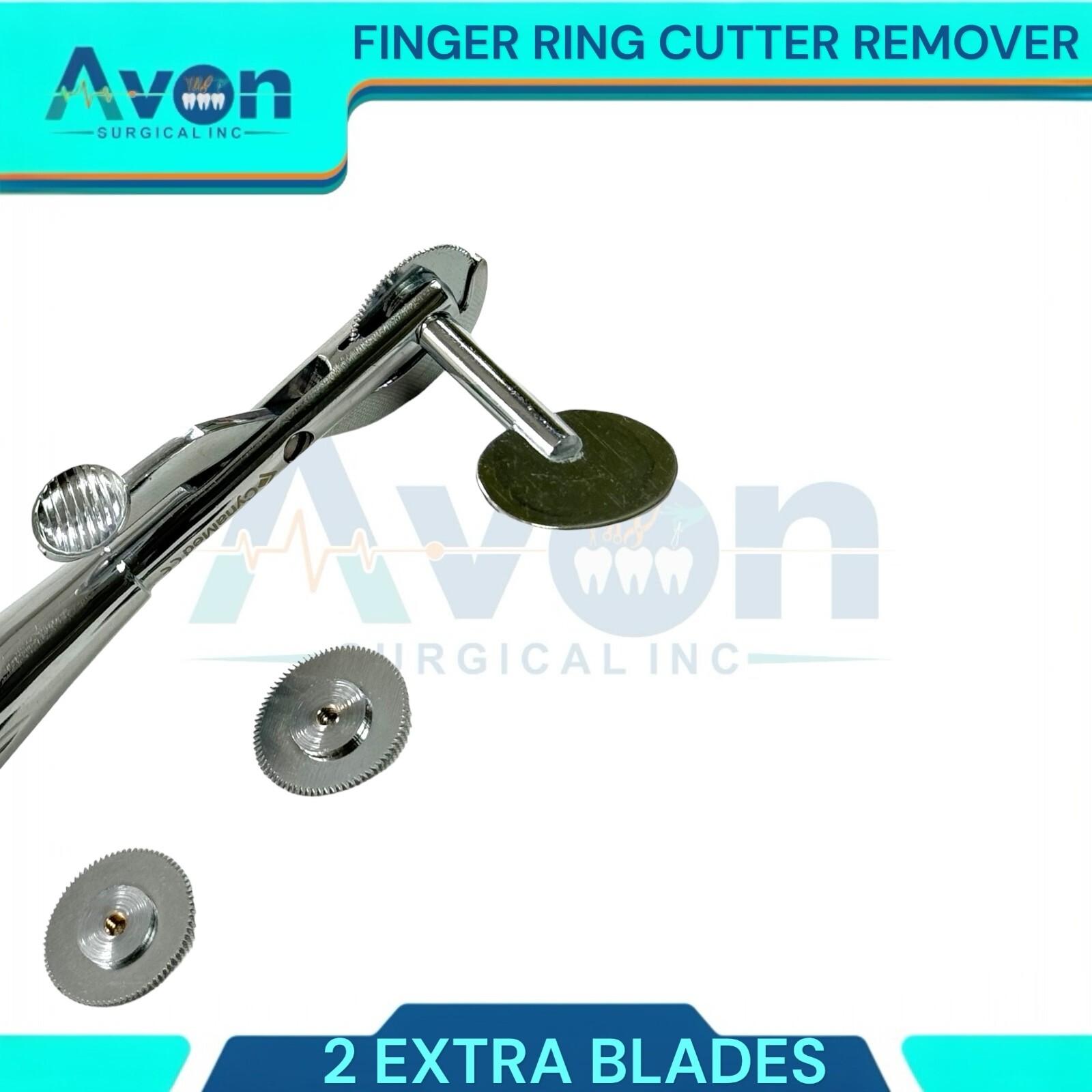 6 Inches Finger Ring Cutter with 2 Extra Rotating Discs | Emergency Cutting Tool