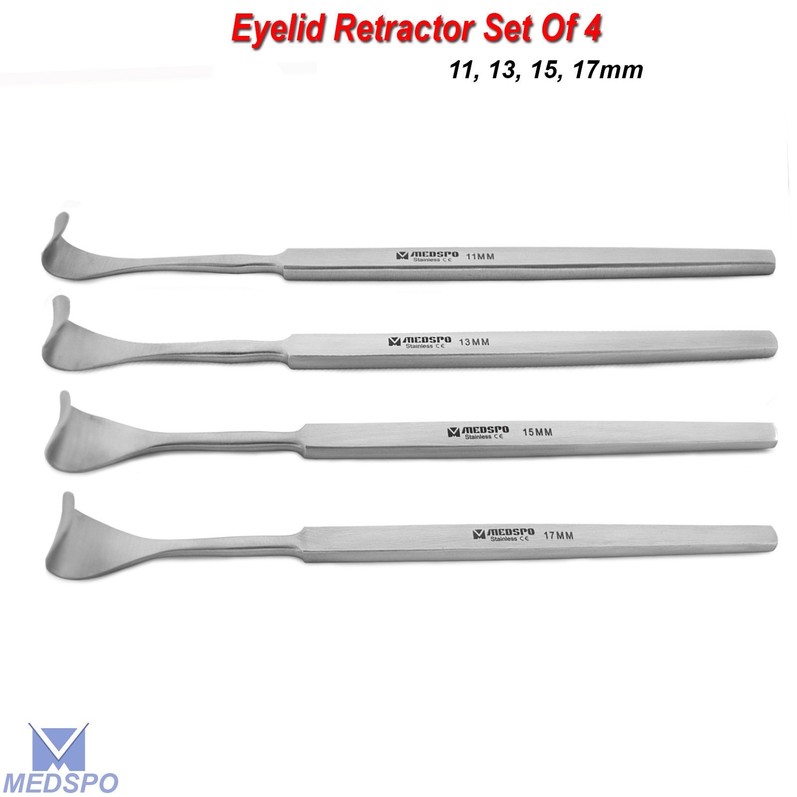 Ophthalmic Plastic Surgery Instruments Set Eyelid Retractors Blepharoplasty Kit