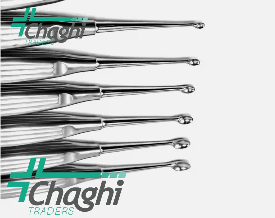 Bone Curettes 17.0cm 8 PCs Set Used For Orthopedic Surgery Partsch Curettes C-T