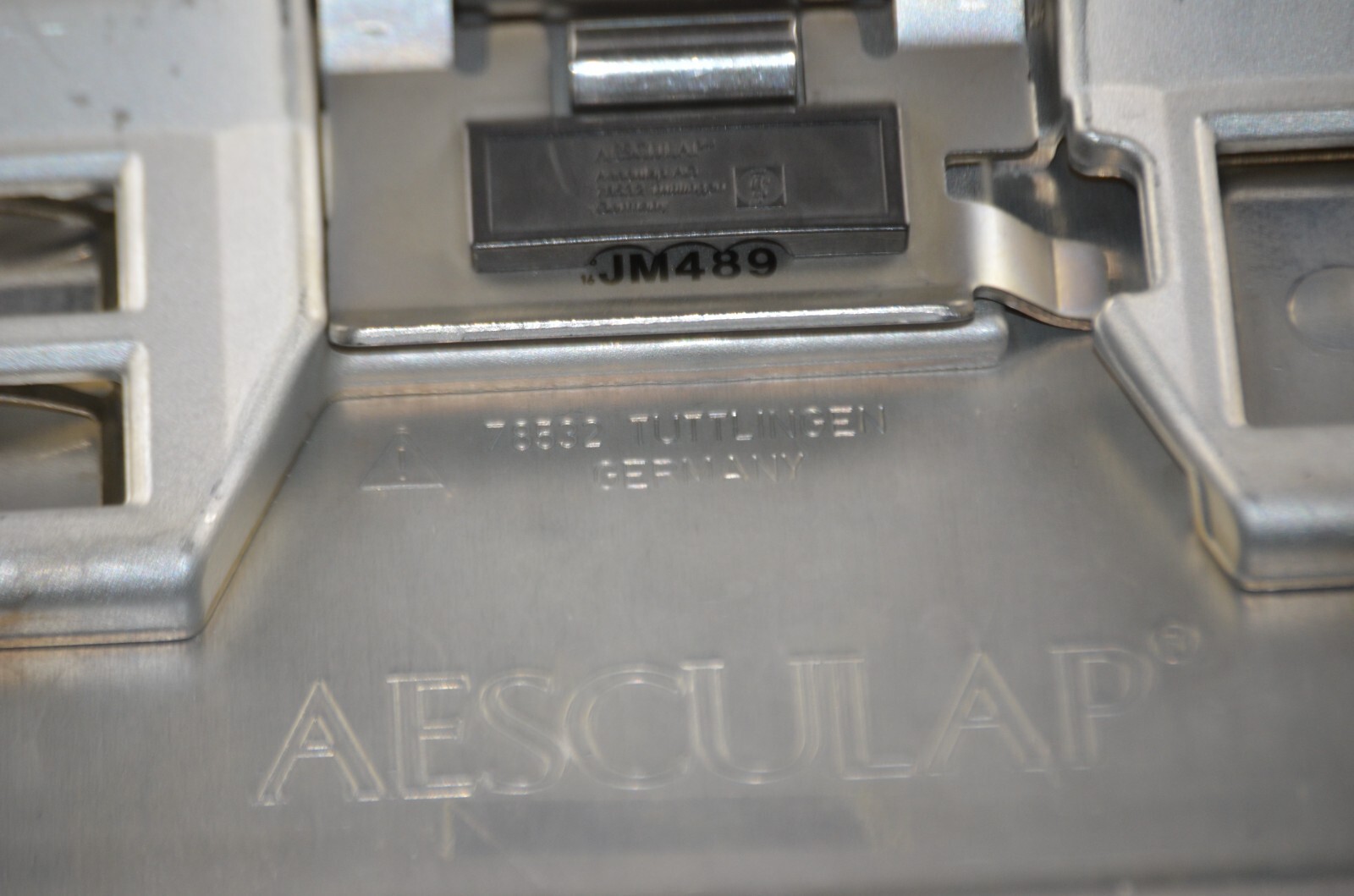 AESCULAP JM489 JM442 Sterilization Container Surgical Instrument Case & MD425