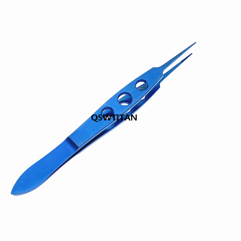 1pc Ophthalmic Tissue Forceps serrated tips Conjunctiva Tweezers