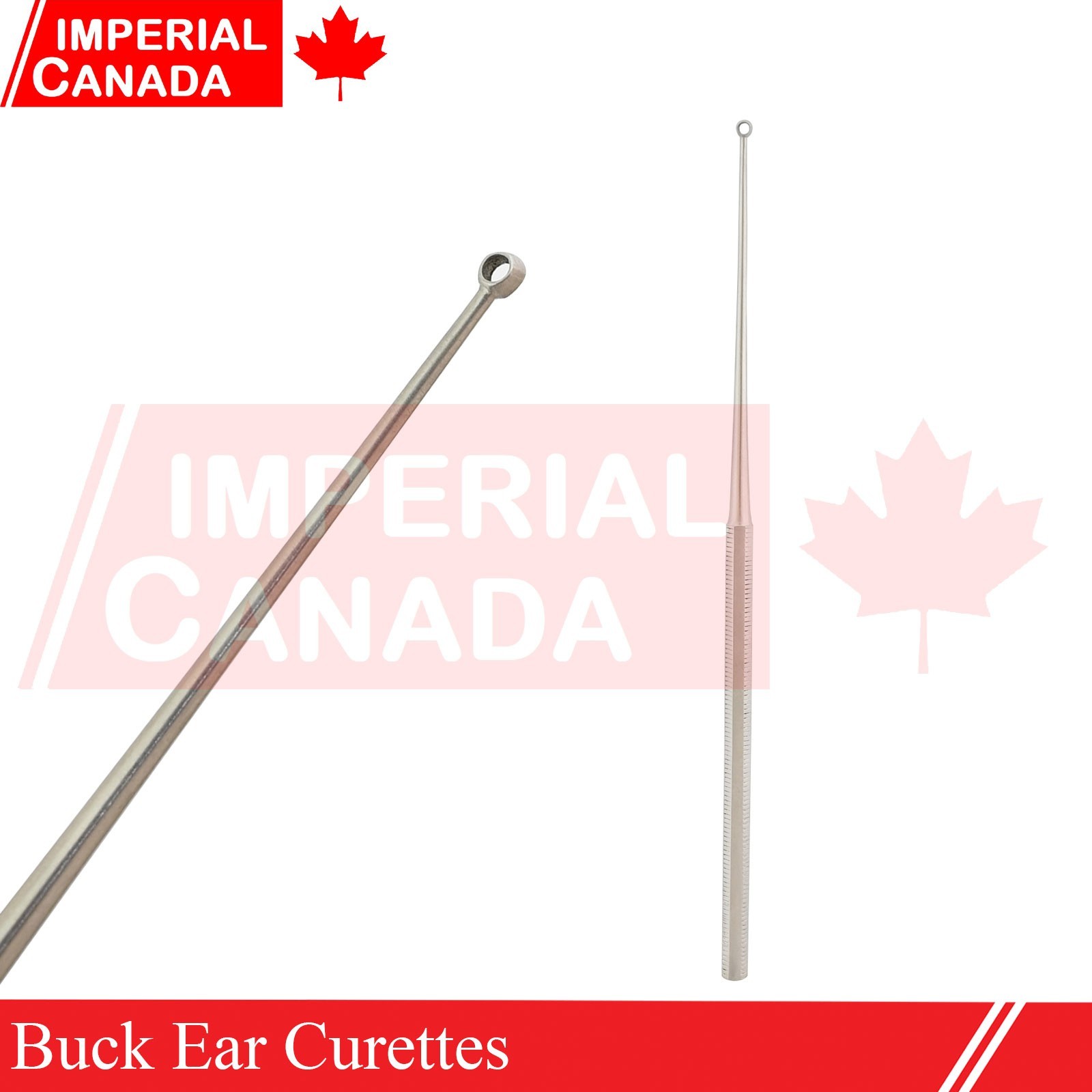 Buck Ear Curettes 6.5″ Sharp Straight ENT Surgical Instruments German Gr KLP3610
