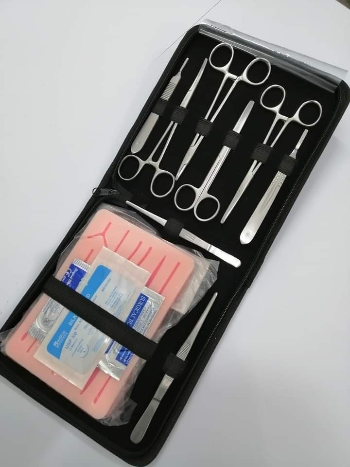 Suturing instruments kit – Surgical Examination set of 13 Pieces Firt Aid kit