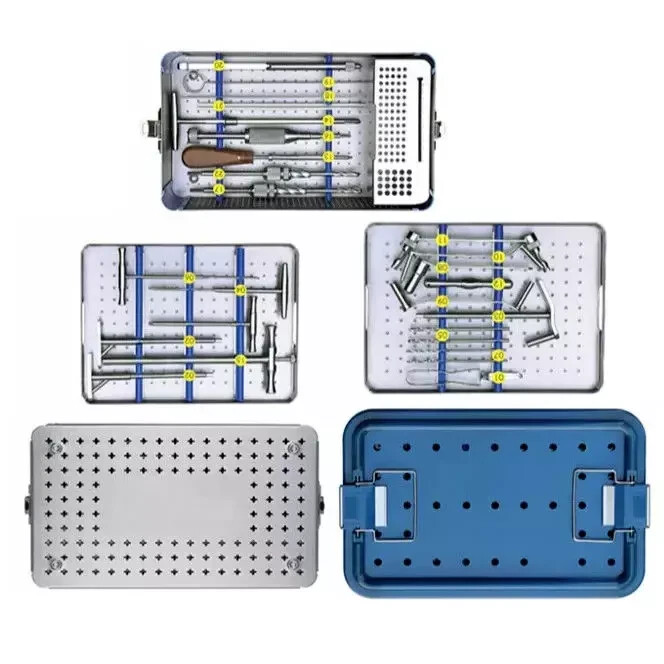 Orthopedic DHS and DCS Instrument set with Graphic Case Box surgical
