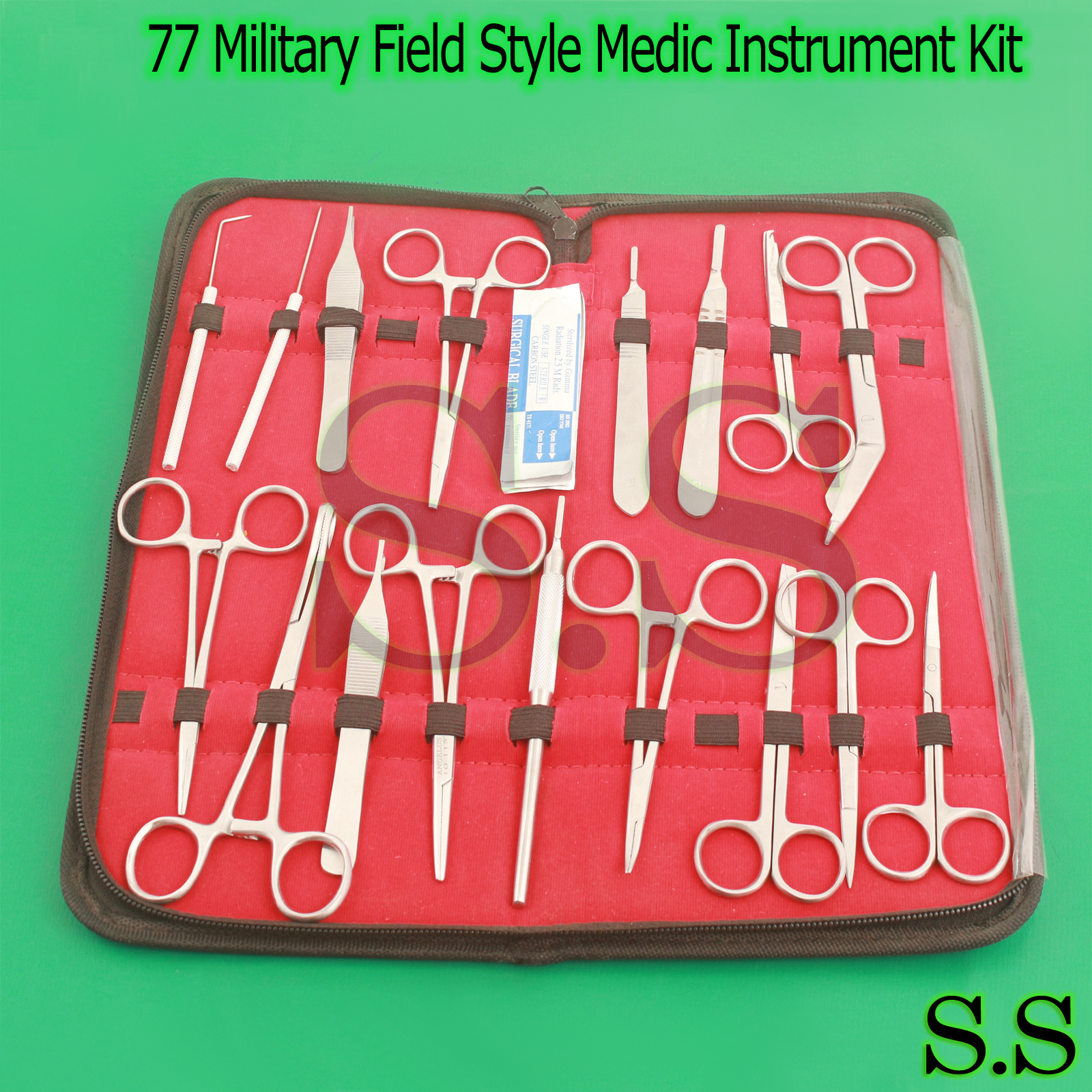77 O.R GRADE Military Field Style Medic Instrument Kit – Medical Surgical Nurse