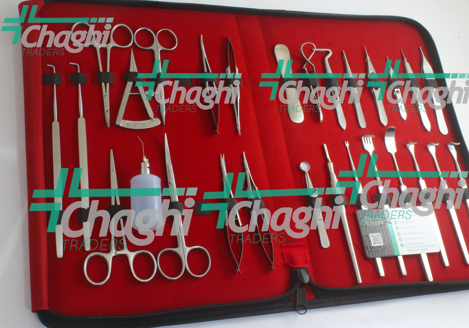 Eye Lid Micro Minor Surgery 28 PCs Kit Surgical Ophthalmic Instruments Chaghi Tr