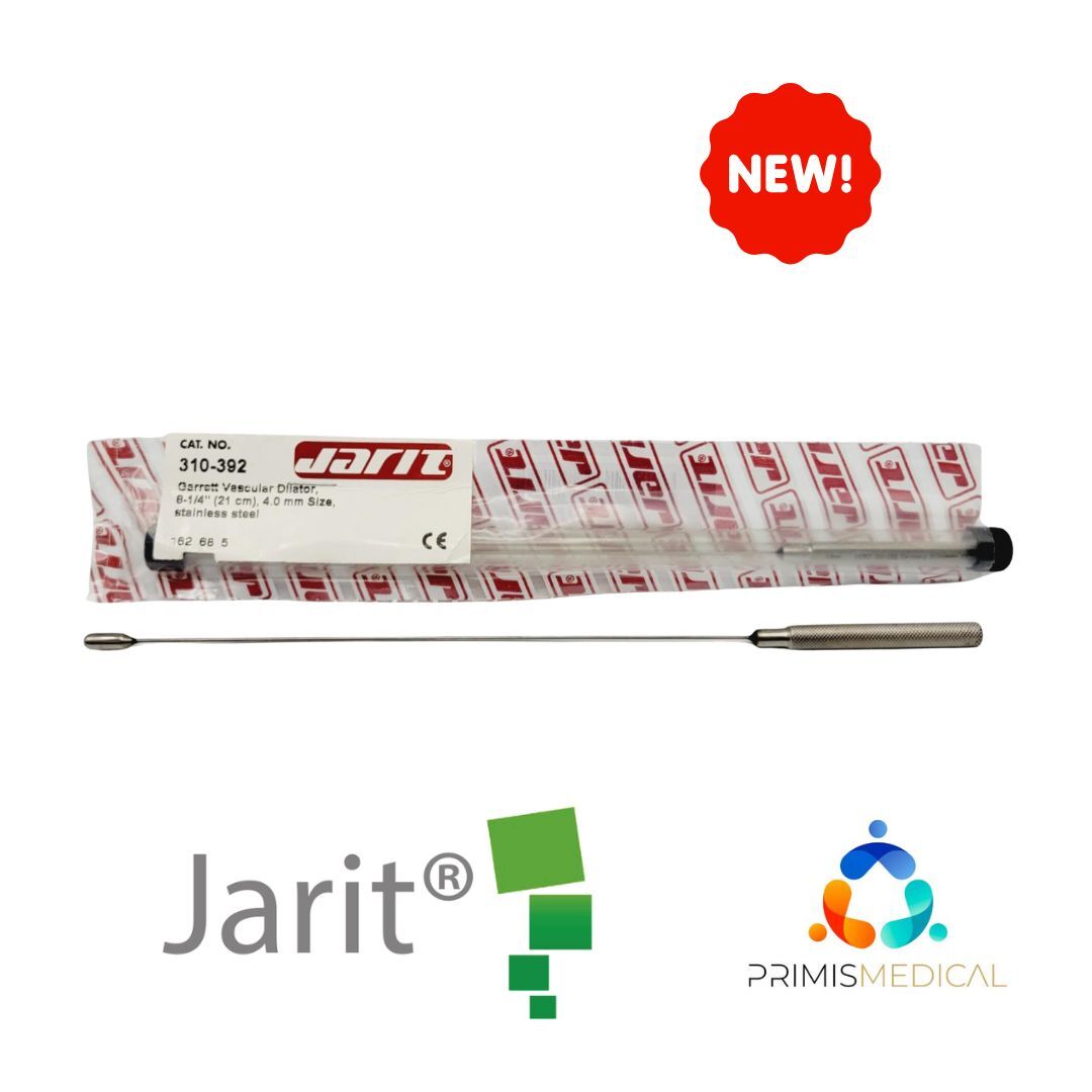 Jarit 310-392 Garrett Vascular Dilator 4mm Tip 8-1/4″ New