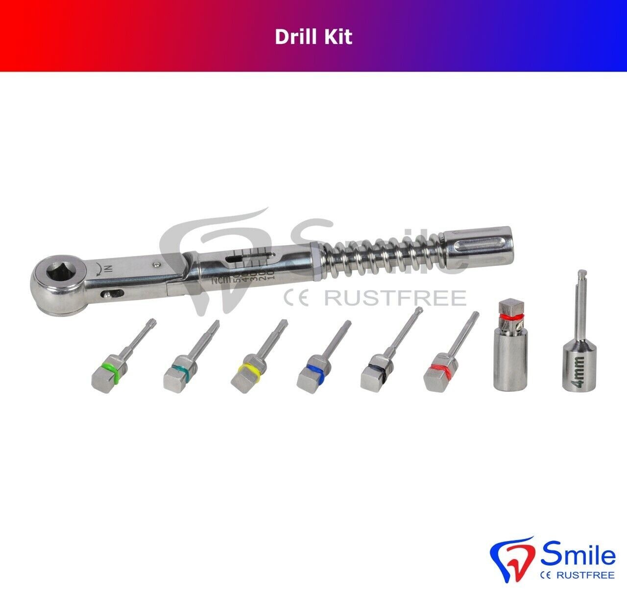 Dental UK Mini Zimmer Astra System Dental Implants Prosthetic Drivers Kit USA