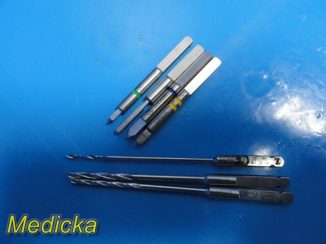 Wright Zimmer Assorted Drill bits/Punches W/ Handle ~ 25394