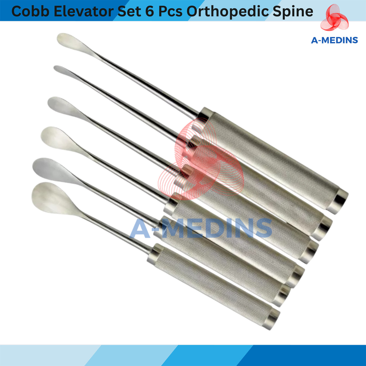 Cobb Elevator Set 6 Pcs – Best Orthopedic Spine Surgical Elevators Instruments