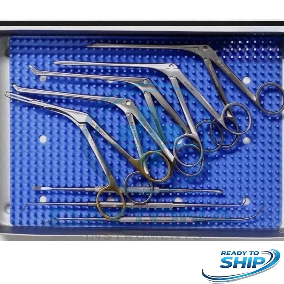 10 Pcs Minor Fess instruments set Endoscopic Sinus surgery ENT Surgical Set