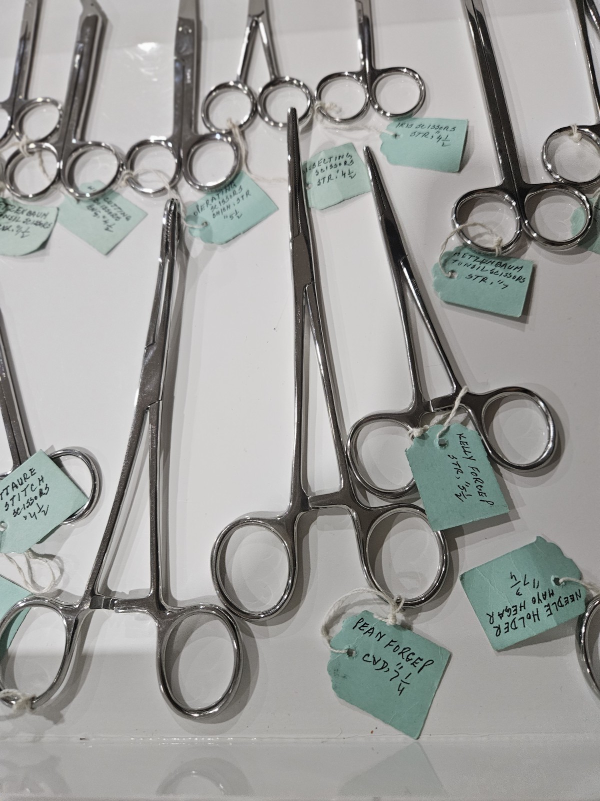 Assorted Lot of 25 Various Brand & Size Of OR Medical Surgical Instruments, S.S