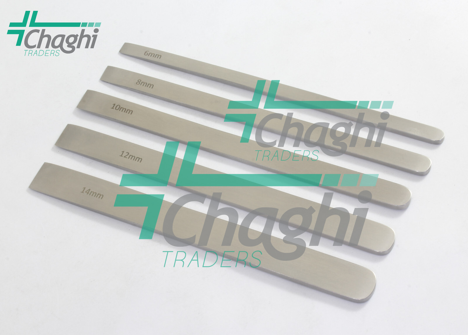 Mini Lambotte Bone Osteotome 6,8,10,12,14 mm x 15 cm 5 PCs Set By Chaghi Traders