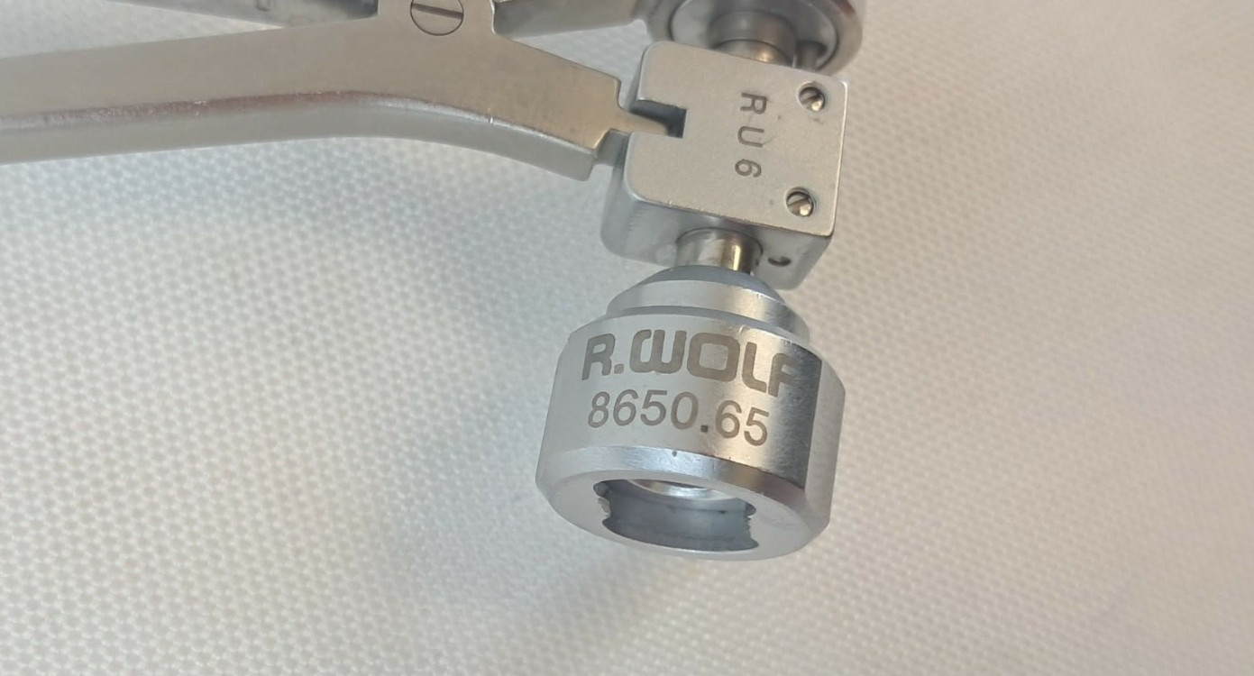 R. Wolf 8650.65 Optical Foreign Body Forceps 19.5 Fr. Urology