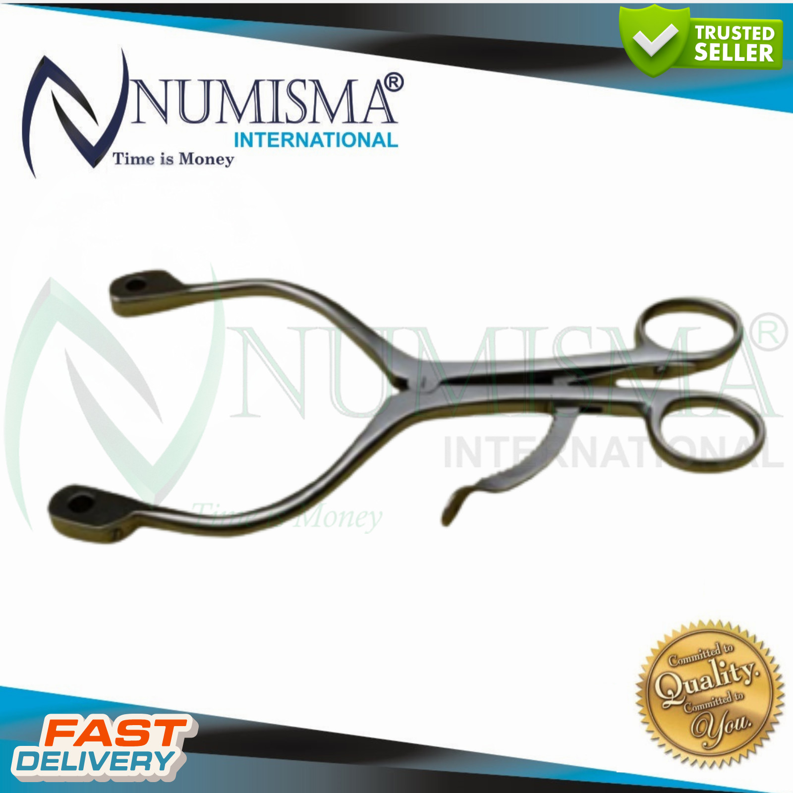 Kolbel Retractor Complete Set With 6 Blades,German Surgical Orthopedic Retractor