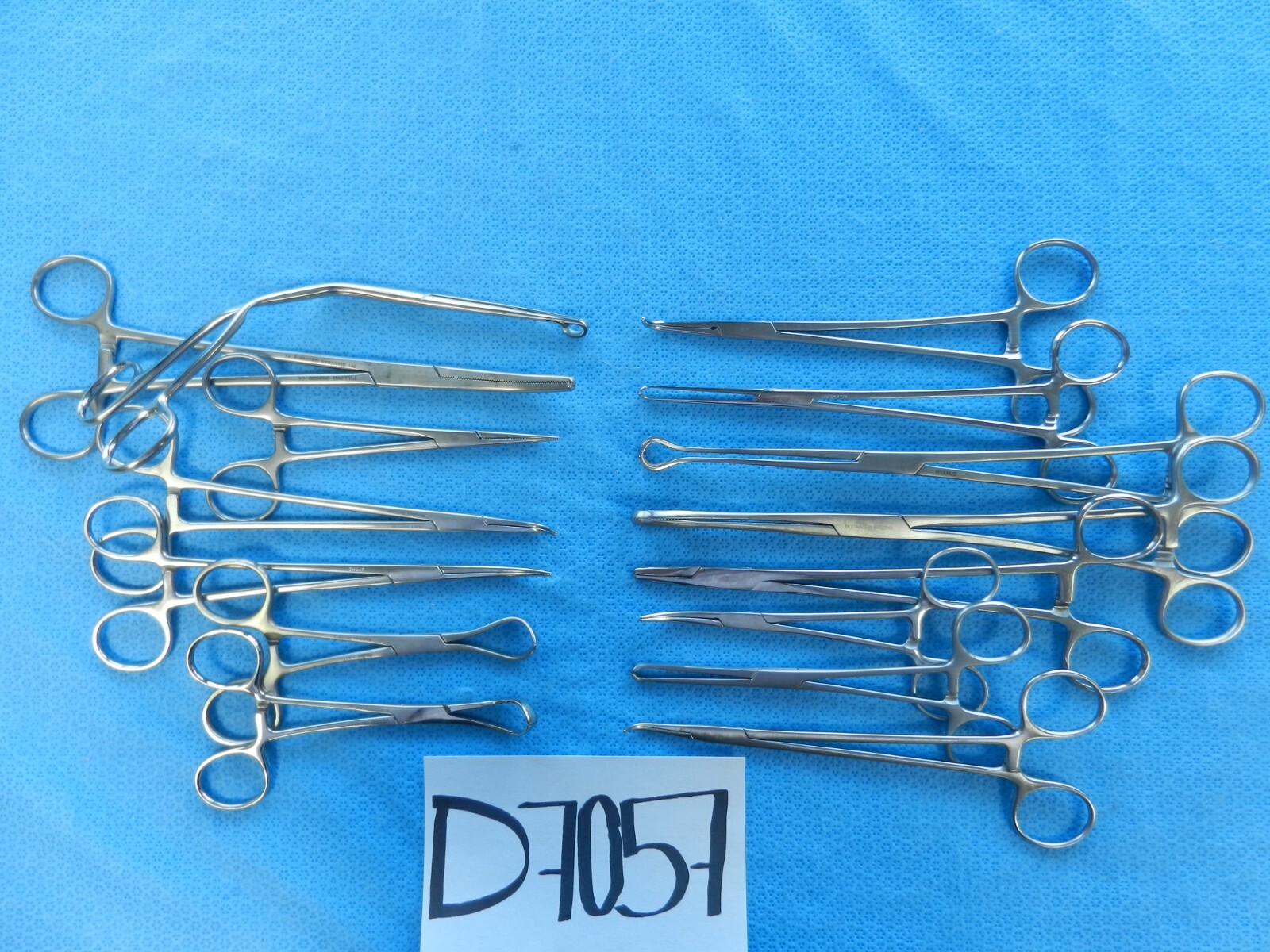 D7057 Jarit Pilling Weck V. Mueller Surgical Forceps Lot of 15 13-24cm