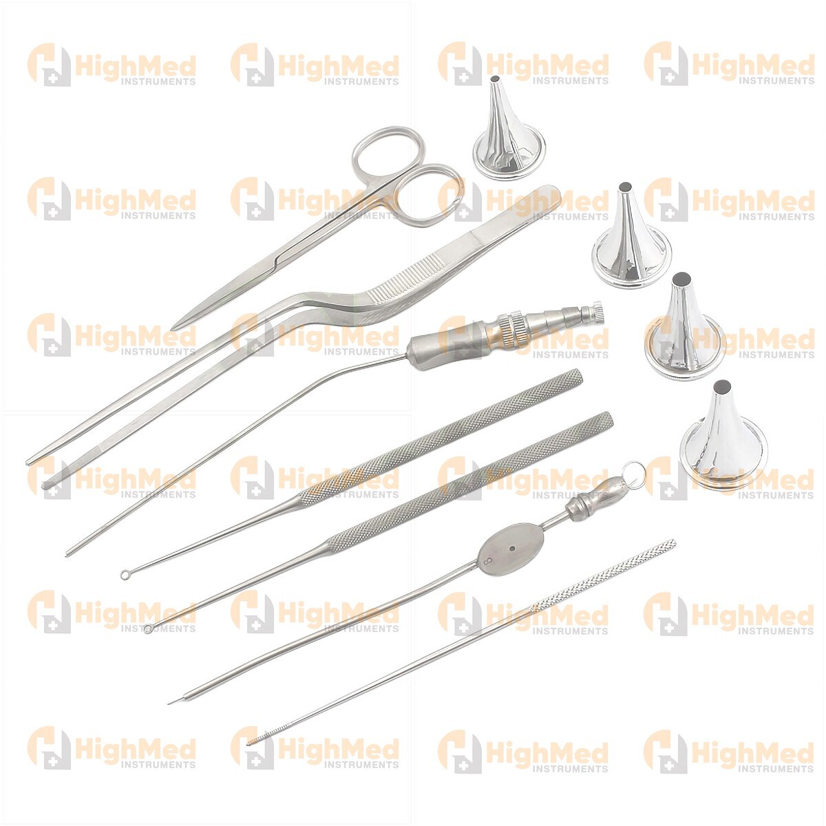 Myringotomy Instruments Set ENT Myringoplasty Surgical Instruments Set 11 Pcs