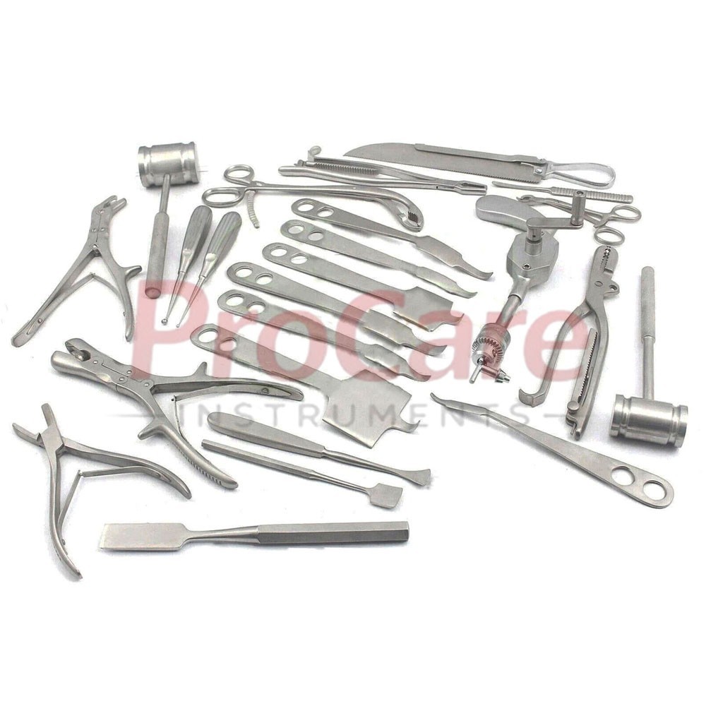Orthopedic Retractor Bone Drill Saw Surgical Surgery Instruments 29 Set Pcs A+