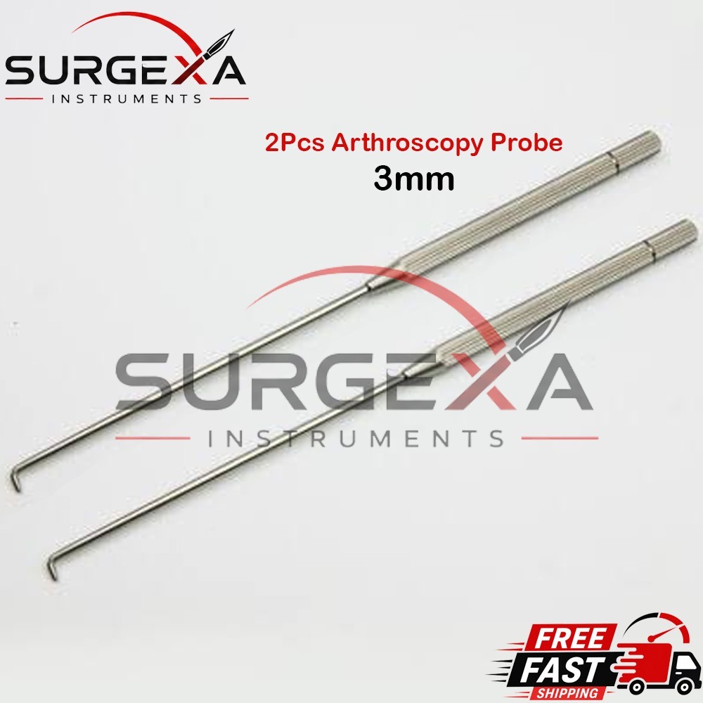 Arthroscopy Hook Knife 3mm,2 PCs Set- German Steel- Arthroscopic instruments Set