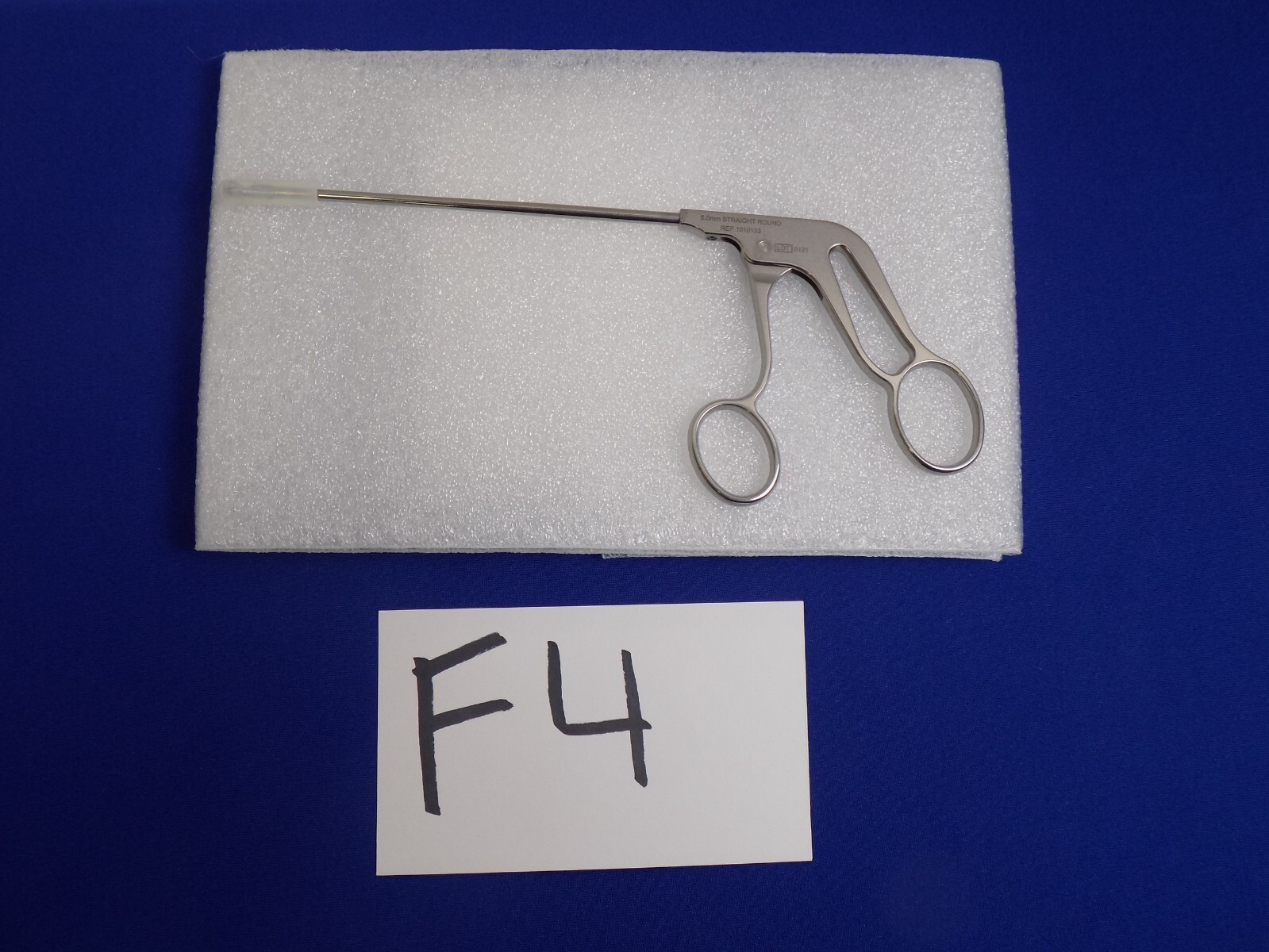 F4 Symmetry Access Surgical Arthroscopy Punch, 5.0mm Straight, Round REF 1010133