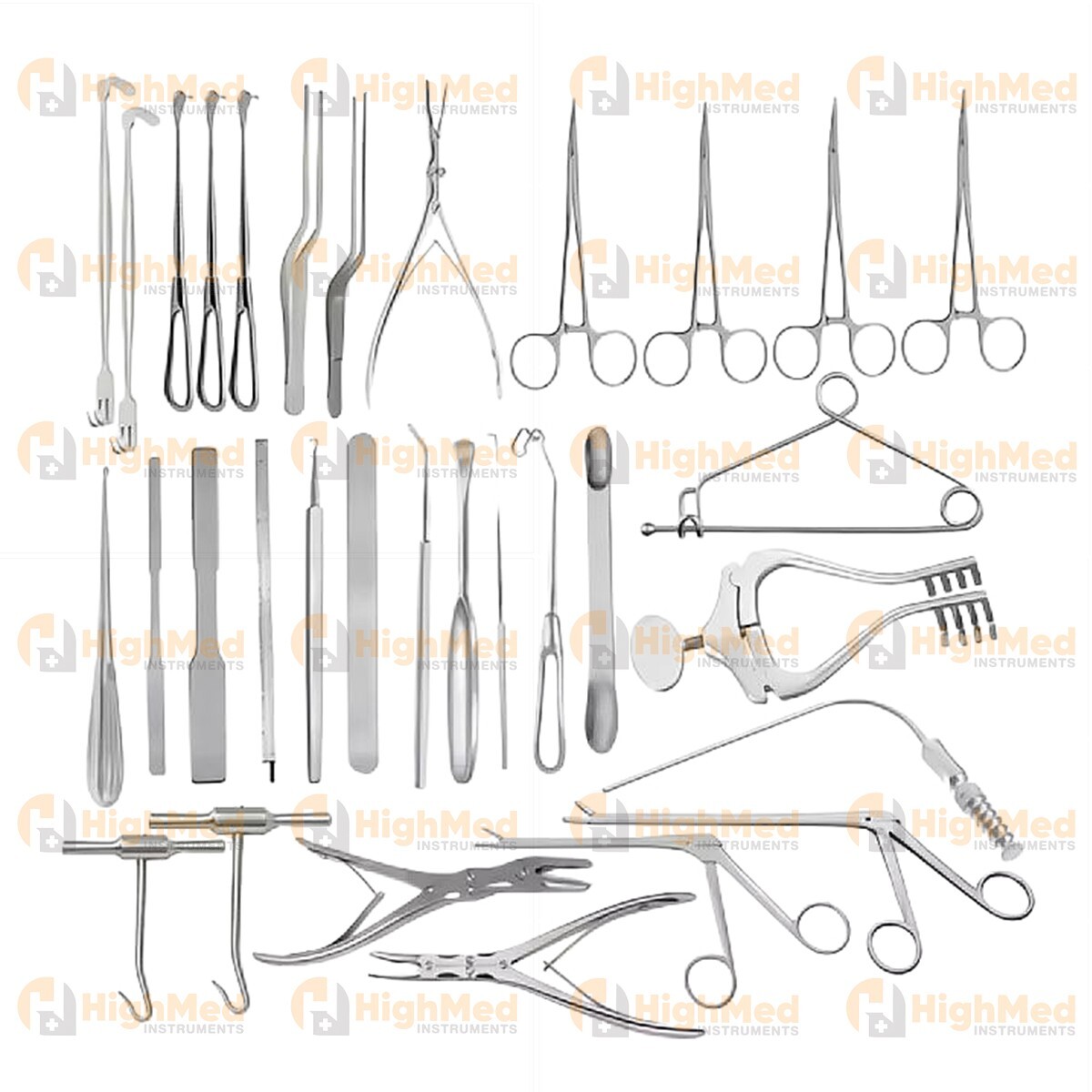 32-Piece Neuro Craniotomy Instruments Set Comprehensive Neurosurgery Tools