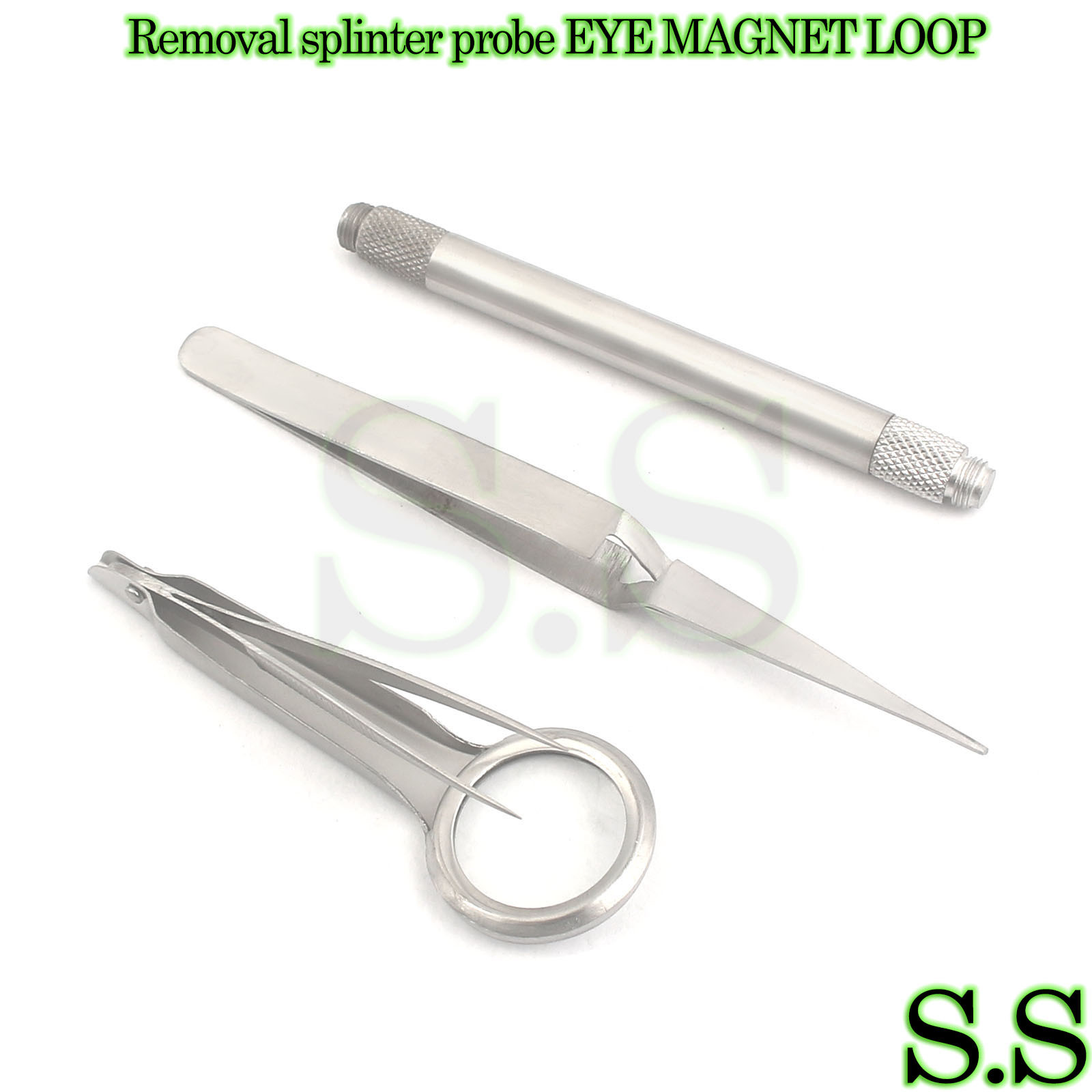 Foreign Object Removal Kit splinter probe EYE MAGNET Surgical Instrument,S.S-611