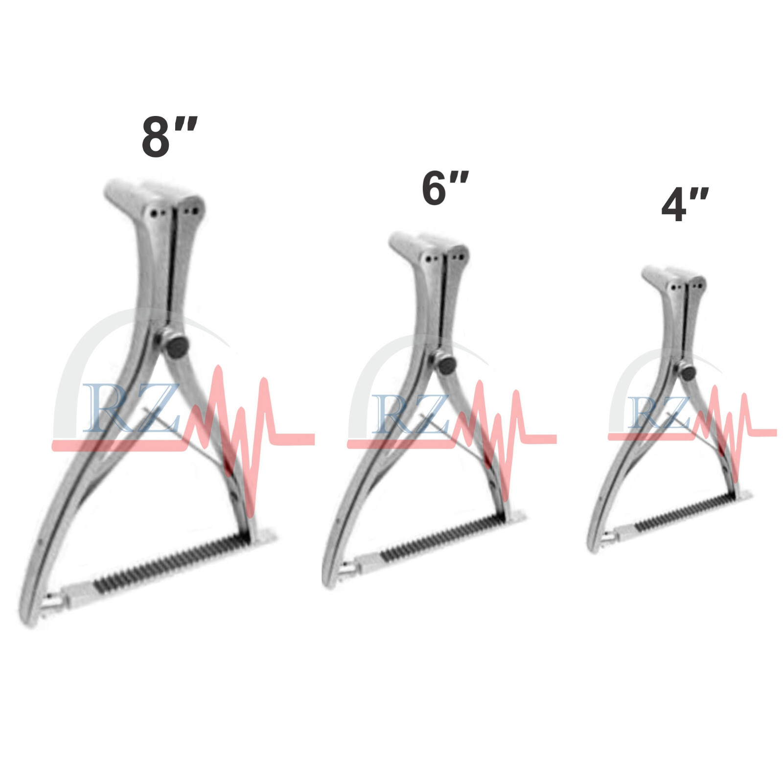 SET OF 3 PIECES HINTERMANN DISTRACTOR RETRACTOR 4″ & 6″ & 8″ ORTHOPEDIC