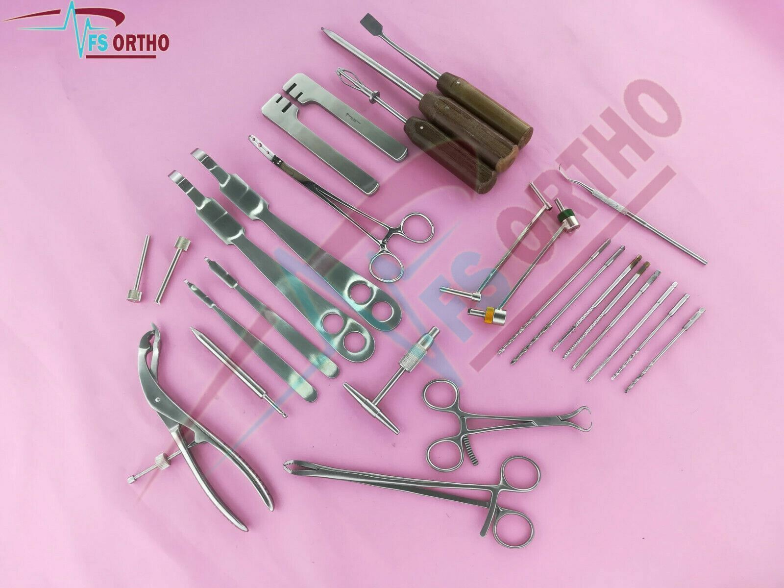 Small Fragment Instruments Orthopedic Surgical Instruments 30 Pcs Set