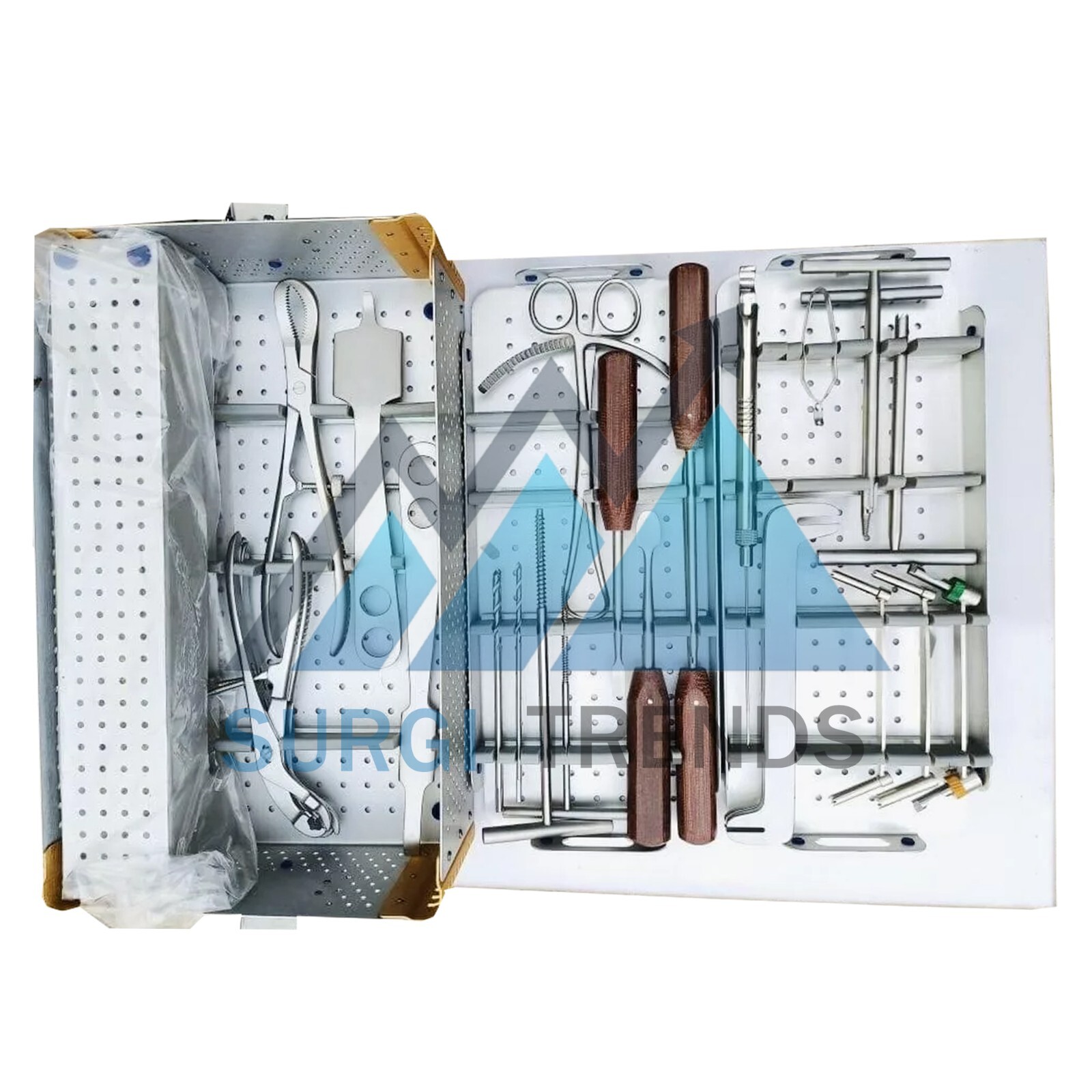 Large Fragment Set Locking & Non locking Instruments Orthopedic Aluminium Box