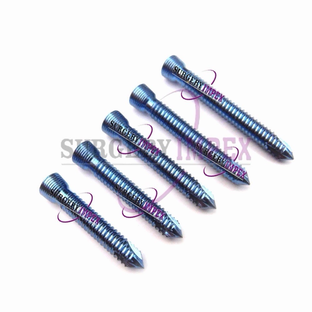 Safety Locking Screws 5mm self-tapping Titanium screws (300 pcs)