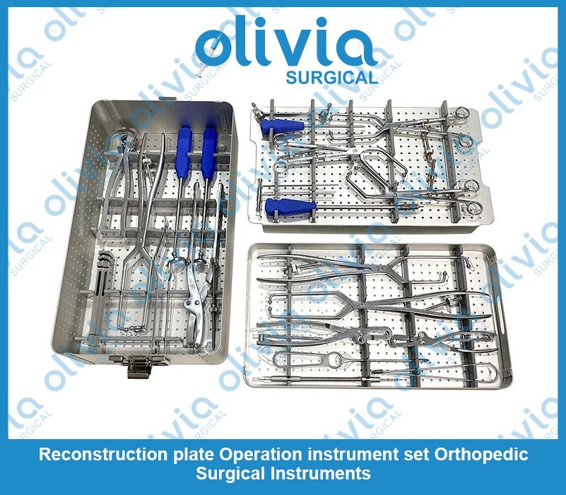 Reconstruction plate Operation instrument set Orthopedic Surgical Instruments
