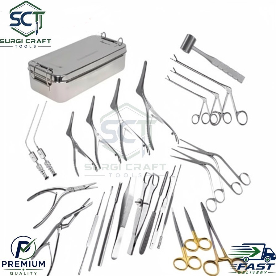 Septoplasty Septum Nasal Surgery Set ENT Surgical Instruments