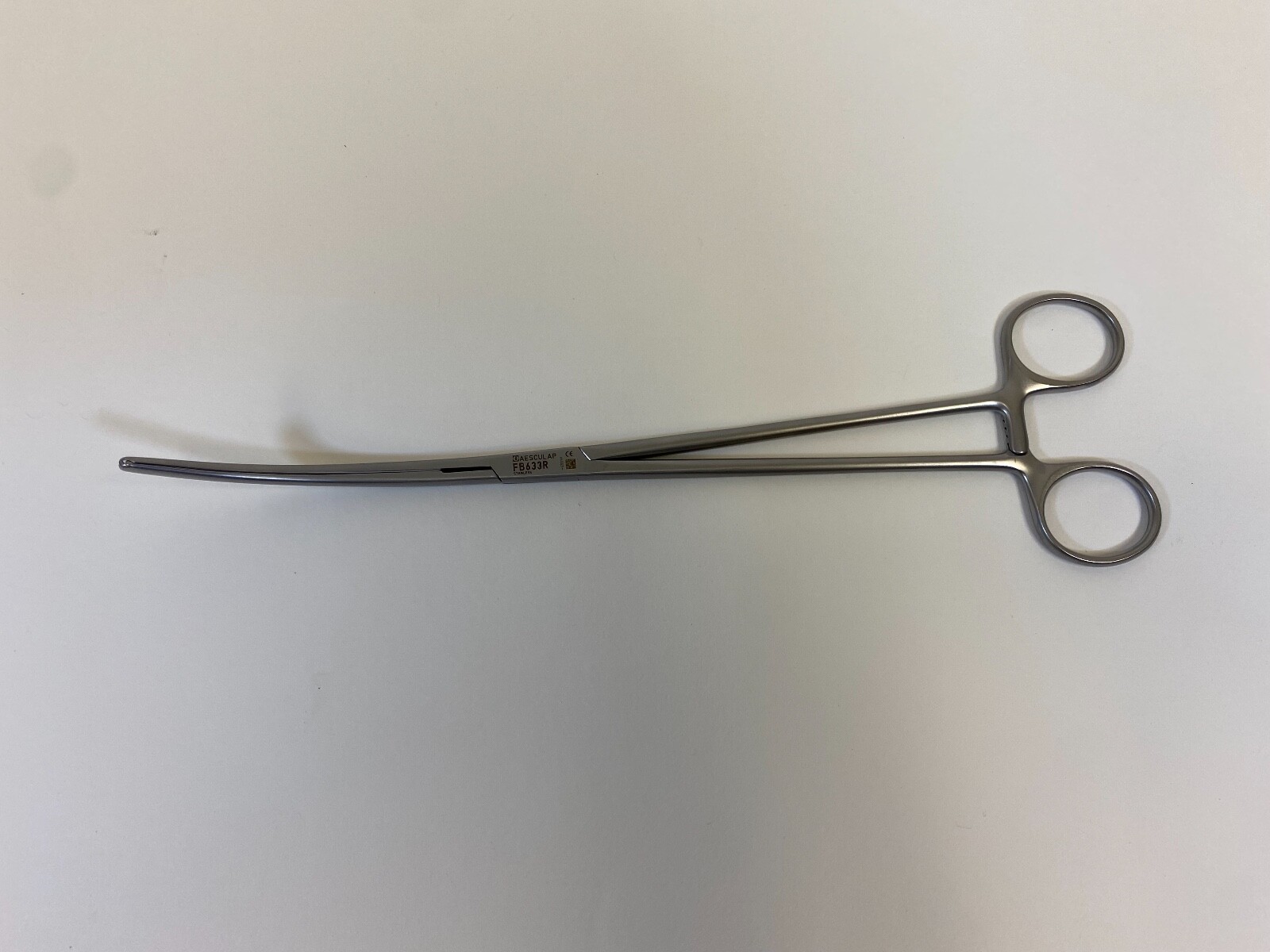 Aesculap FB633R DeBakey Clamp Tangential Occlusion Clamp, curved