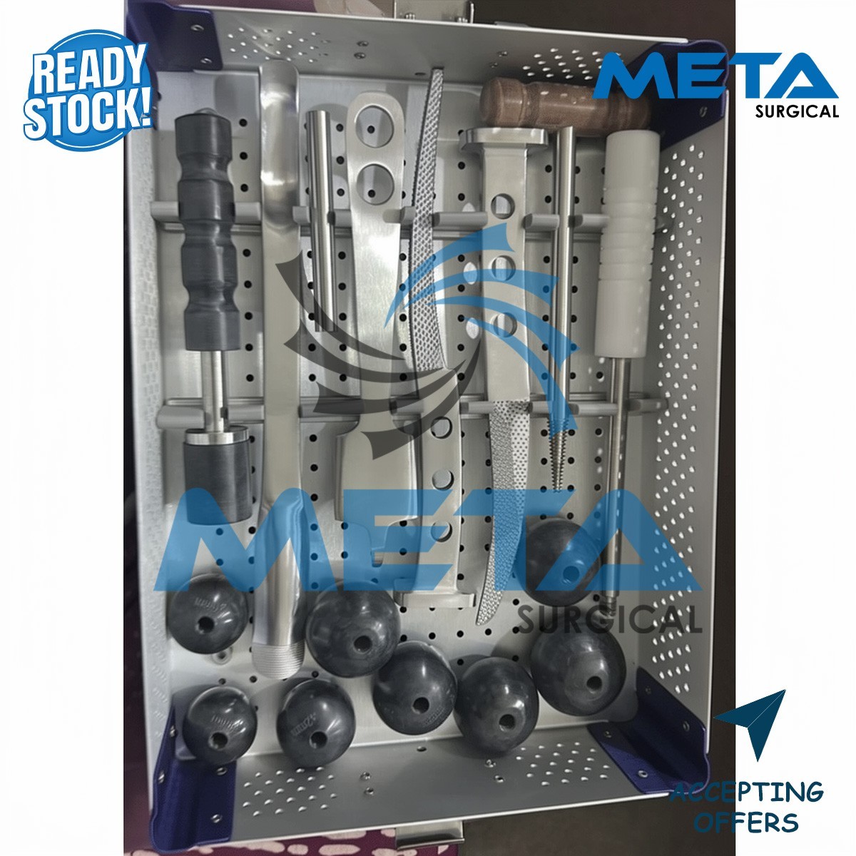 Orthopedic Hip Replacement Trial Instrument Set THA Total Hip Arthroplasty