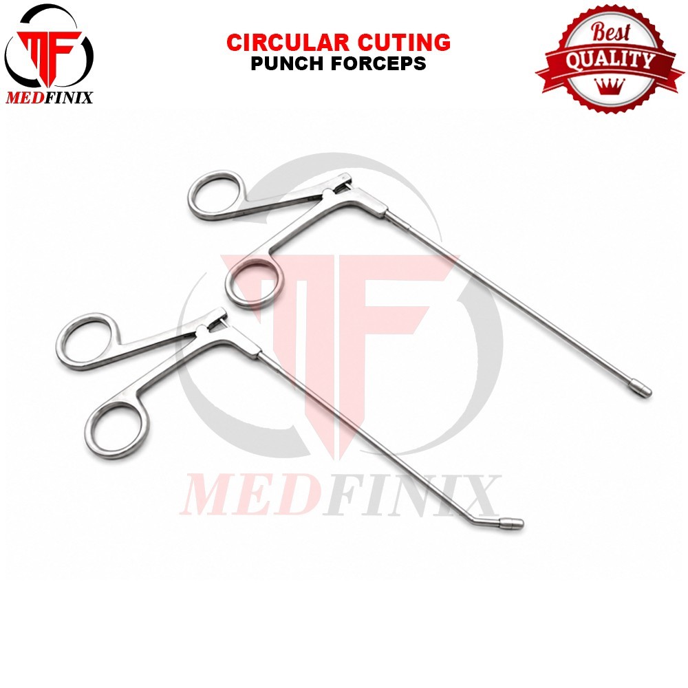 Sinus Mushroom Circular Cuting Punch Forceps Straight & 45° Up Ent Instruments