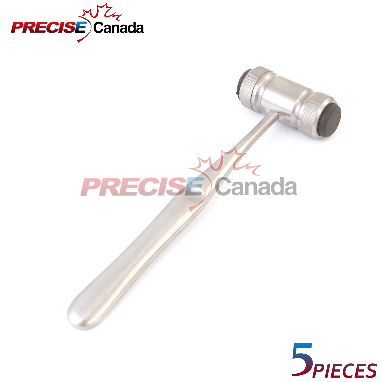 5 Mead Mallet 7.5″ Head 8oz With 2 Replaceable Nylon Caps Orthopedic OP-114
