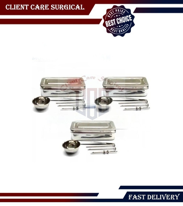 3 HRT Trocar kit 3.5mm 3 kits ,Hormone Replacement Pellet Insertion Kit 3 Sets