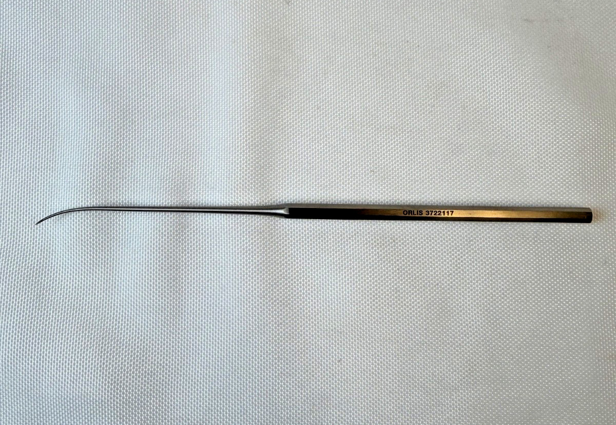 Orlis XOMED 3722117 6.0mm 160mm Curved Rosen Pick ENT Otology